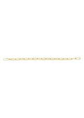 Roberto Coin 18K Yellow Gold Designer Gold Polished Paperclip Link Chain Bracelet
