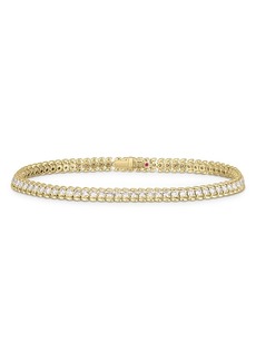 Roberto Coin 18K Yellow Gold Diamond Line Bracelet