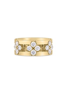 Roberto Coin 18K Yellow Gold Diamond Love in Verona Ring