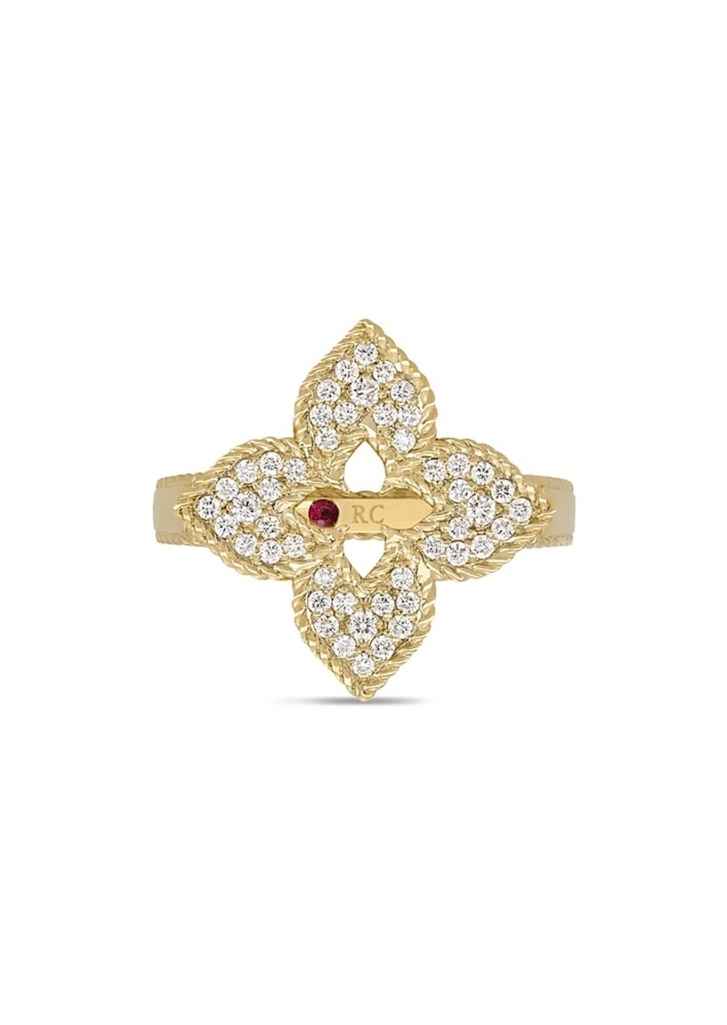 Roberto Coin 18K Yellow Gold Diamond Venetian Princess Ring
