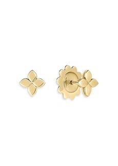 Roberto Coin 18K Yellow Gold Love in Verona Flower Stud Earrings