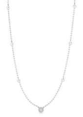 Roberto Coin Diamond Pendant Beaded Necklace