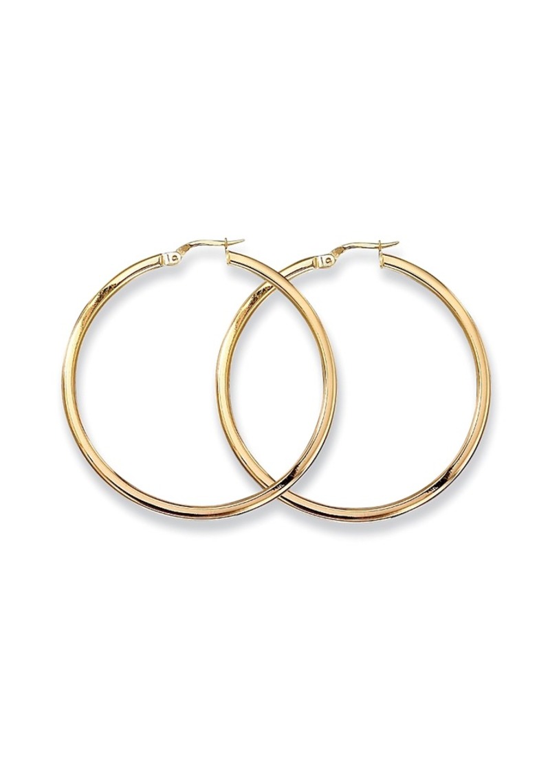 Roberto Coin Medium 18K Yellow Gold Hoop Earrings