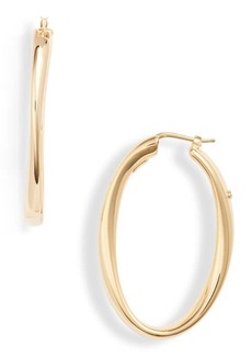 Roberto Coin Oro Classic Hoop Earrings in Yellow Gold at Nordstrom