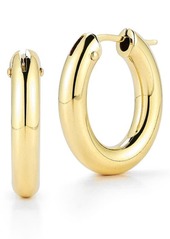 Roberto Coin Oval Hoop Earrings