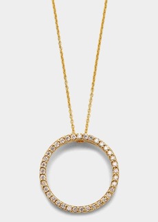 Roberto Coin Pave Circle Necklace