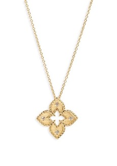 Roberto Coin Venetian Princess Diamond Pendant Necklace
