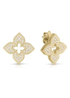Roberto Coin Venetian Princess Diamond Stud Earrings