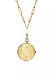 Roberto Coin Venetian Princess 18K Yellow Gold & Diamond Locket Necklace