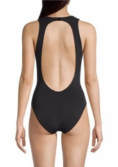 Robin Piccone Ava Scoopneck One-Piece Swimsuit
