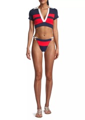 Robin Piccone Babe T-Shirt Crop Bikini Top