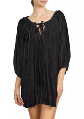 Robin Piccone Fiona Stretch Cotton Cover-Up Tunic