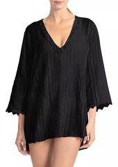 Robin Piccone Jo Lace-Trimmed Cover-Up Tunic