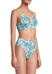 Robin Piccone Nerissa Floral Underwire Bikini Top