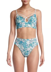 Robin Piccone Nerissa Floral Underwire Bikini Top