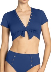 Robin Piccone Amy Crop Bikini Top