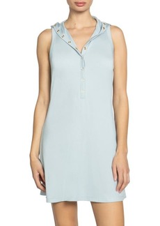 Robin Piccone Amy Hooded Cover-Up Minidress