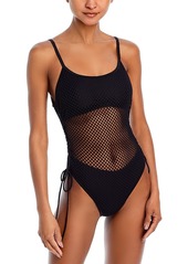 Robin Piccone Pua Mesh One Piece Swimsuit