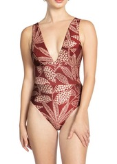 Robin Piccone Romy Plunge One-Piece Swimsuit