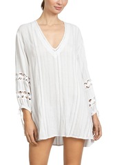 Robin Piccone V Neck Tunic Swim Cover-Up