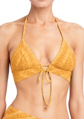 Robin Piccone Sahara Triangle Bikini Top in Buttercup at Nordstrom