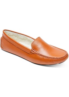Rockport Bayview Womens Leather Faux Fur Slip-On Shoes