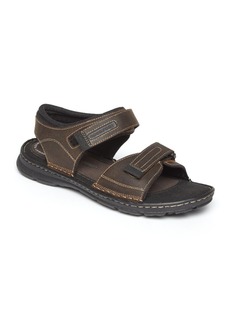 Rockport Men's Darwyn Quarter Strap Sandals - Brown II