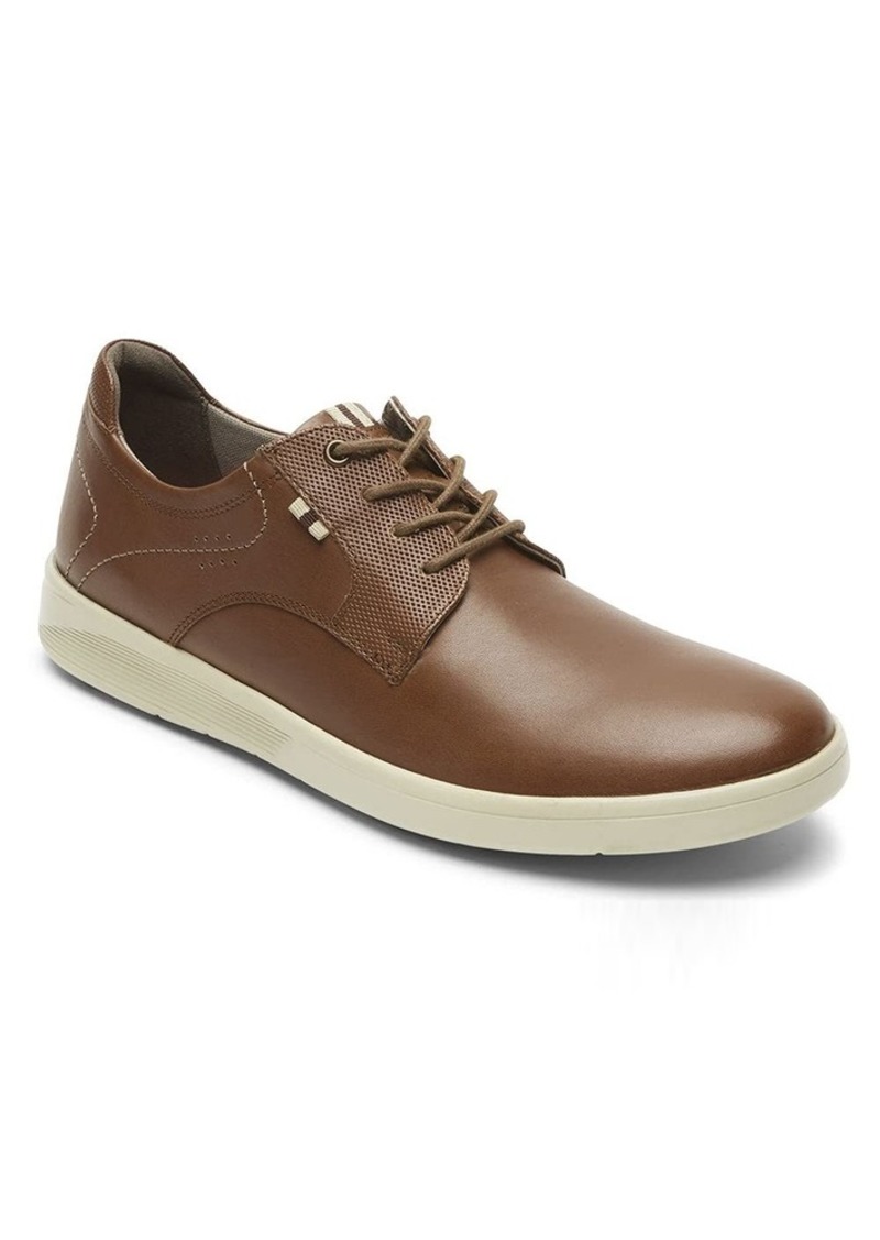 Rockport Men's Caldwell Plaintoe Ox Sneaker TAN LEA