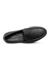 Rockport Men's Jensen Casual Slip-On Round Toe Loafers - Black Leather