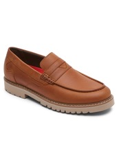 Rockport Men's Maverick Penny Loafer Shoes - Brown