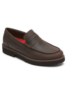 Rockport Men's Maverick Penny Loafer Shoes - Brown