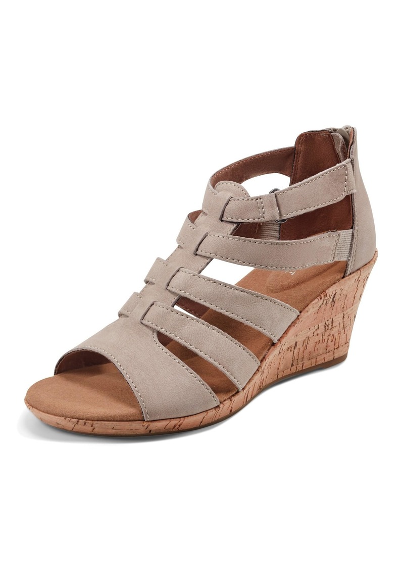 Rockport Women's Briah Gladiator Wedge Sandal   M US