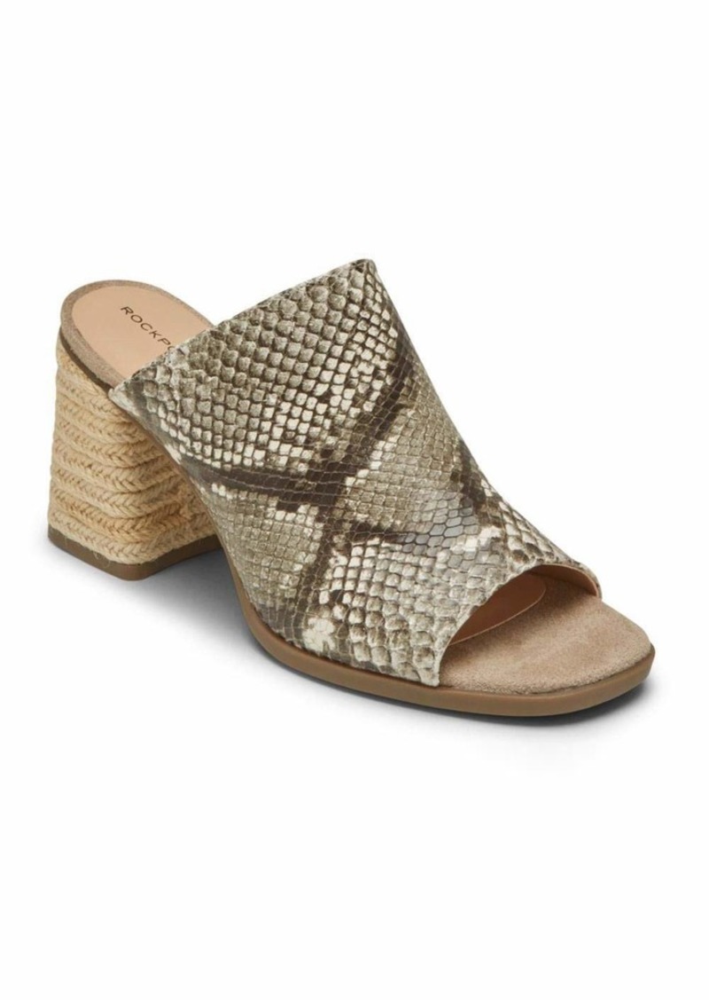 Rockport Women's Total Motion Amara Slide Espadrille Wedge Sandal