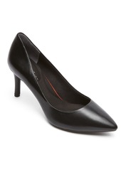 Rockport Women's Total Motion 75 Mm Pth Plain Pumps - Black Leather