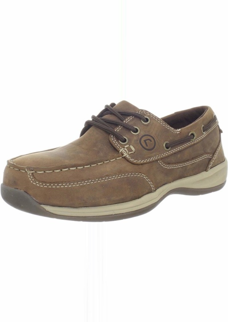 Rockport Work Men's Sailing Club RK6736 Work Shoe Brown 11.5 W US