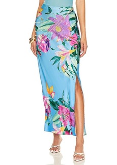 ROCOCO SAND X Revolve Ocean Long Skirt With Pearl Chain