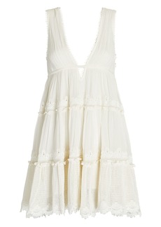 Rococo Sand Sleeveless V-Neck Mini Dress