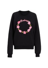 Rodarte Black Orchid Radarte Embroidery Sweatshirt