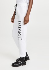 Rodarte White Sweatpants with Oversize Radarte Logo