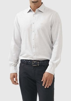 Rodd & Gunn Arbors Track Long Sleeve Shirt In Pebble