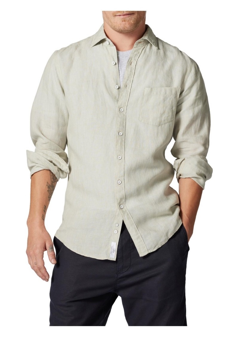 Rodd & Gunn Coromandel Sports Fit Shirt - Flax natural