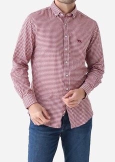 Rodd & Gunn Gunn Check Oxford Sports Fit Shirt In Claret