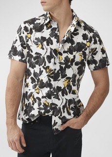 Rodd & Gunn Men's Newcastle Floral-Print Short-Sleeve Shirt