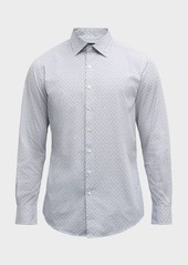 Rodd & Gunn Men's Rowallan Cotton Geometric-Print Sport Shirt