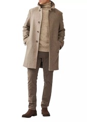 Rodd & Gunn Mt Florence Wool-Blend Single-Breasted Coat