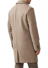 Rodd & Gunn Mt Florence Wool-Blend Single-Breasted Coat