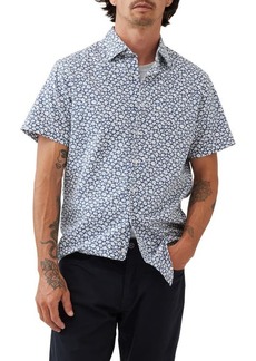 Rodd & Gunn Bolton Street Sports Fit Floral Short Sleeve Cotton Button-Up Shirt