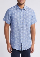 Rodd & Gunn Carleton Floral Short Sleeve Linen Button-Up Shirt