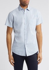 Rodd & Gunn Glenariffe Sports Fit Foulard Print Short Sleeve Cotton Button-Up Shirt