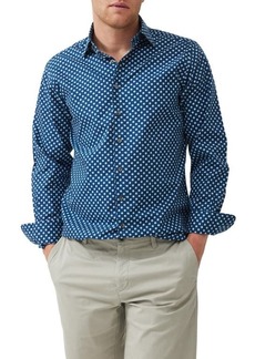 Rodd & Gunn Glencoe Sports Fit Dot Print Button-Up Shirt